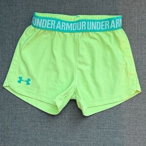 Under Armour Lime Green Training Shorts